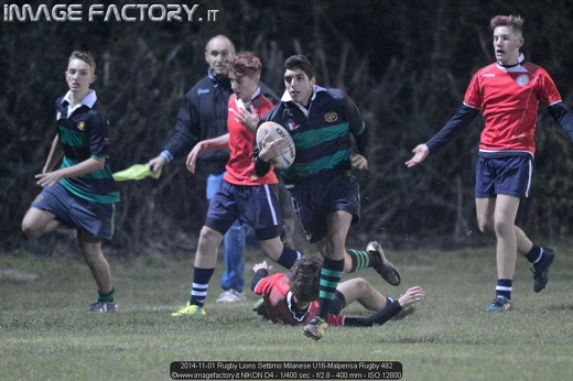 2014-11-01 Rugby Lions Settimo Milanese U16-Malpensa Rugby 482